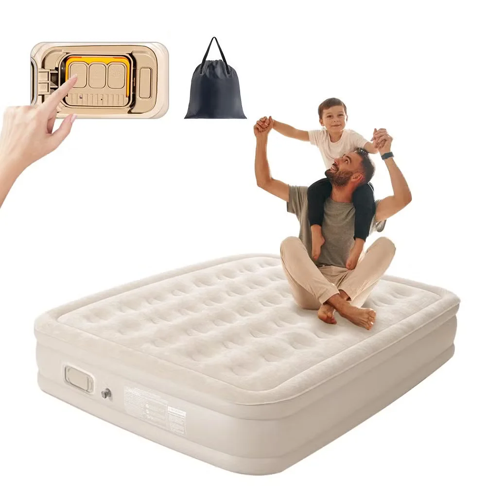 Comfortable Outdoor Sleep: Durable air mattress bed camping single